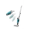 Aspirador com bateria ETA Dasty AquaPlus ETA344790010 — motor 95 W, bateria 14,4 V, até 45 min., haste e aparelho de mão, branco/azul