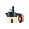 Chaleira elétrica Bosch TWK4P437 1,7 L, 2400 W, corpo em aço inoxidável, sem fios, bege/preto