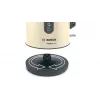 Chaleira elétrica Bosch TWK4P437 1,7 L, 2400 W, corpo em aço inoxidável, sem fios, bege/preto