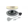 Chaleira elétrica Bosch TWK4P437 1,7 L, 2400 W, corpo em aço inoxidável, sem fios, bege/preto