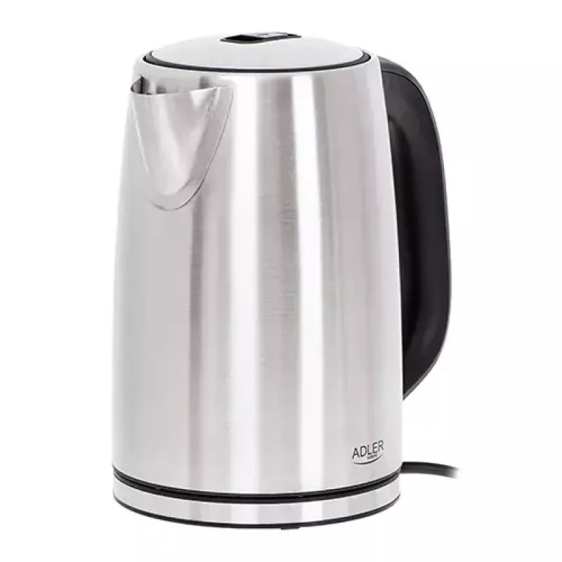 Chaleira elétrica Adler AD 1340 1,7 L 2200 W preto prateado
