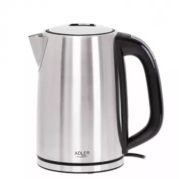 Chaleira elétrica Adler AD 1340 1,7 L 2200 W preto prateado