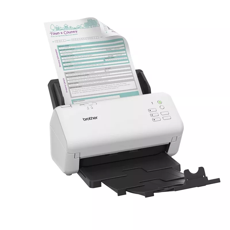 Brother ADS-4300N scanner ADF 600 x 600 DPI A4 preto, branco
