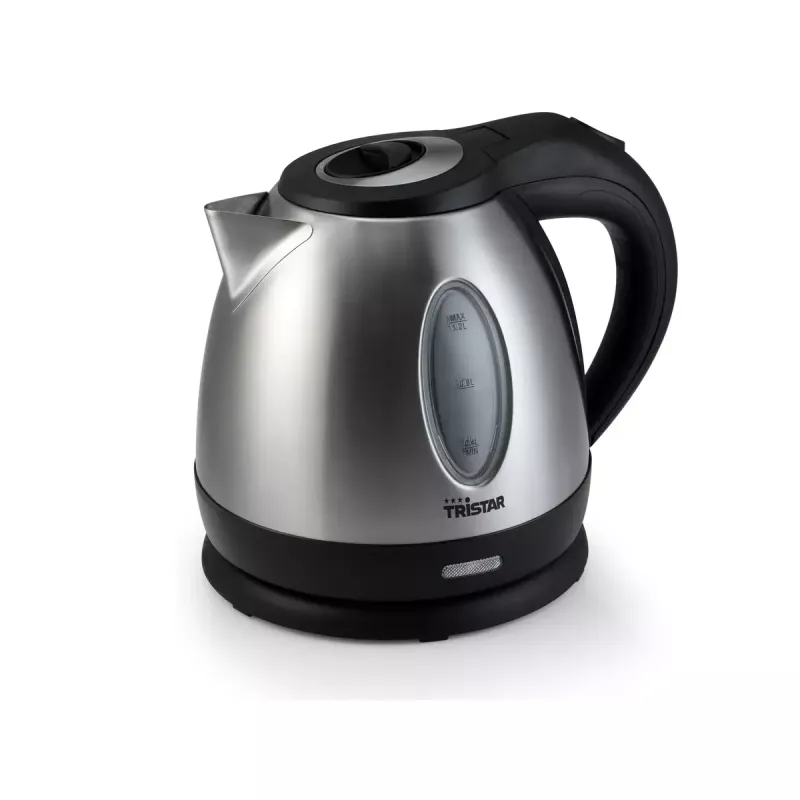 Chaleira elétrica Tristar 1,2 l 1500 W aço inoxidável