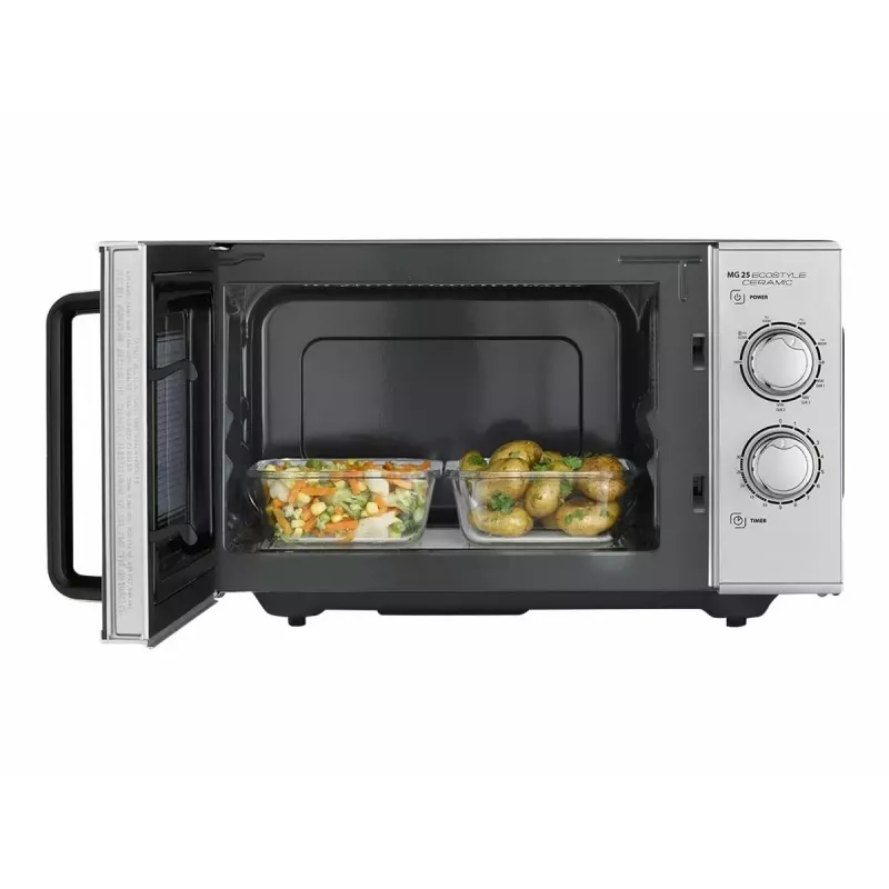 Micro-ondas Caso MG 25 Ecostyle, 25 L, 900 W, função grill, prateado