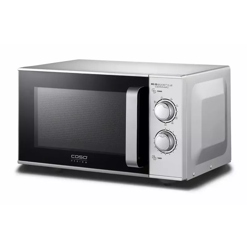 Micro-ondas Caso MG 25 Ecostyle, 25 L, 900 W, função grill, prateado