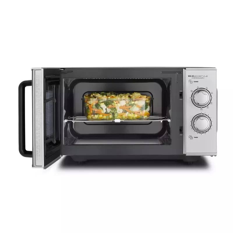 Micro-ondas Caso MG 25 Ecostyle, 25 L, 900 W, função grill, prateado