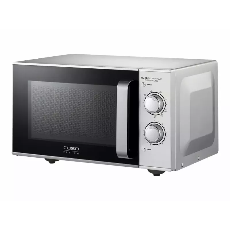 Micro-ondas Caso MG 25 Ecostyle, 25 L, 900 W, função grill, prateado