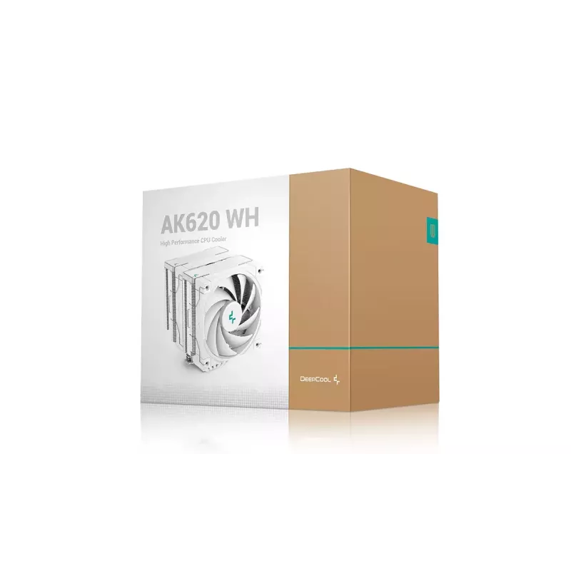 Arrefecedor de ar DeepCool AK620 WH 12 cm 500–1850 rpm branco