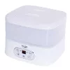 Desidratador de alimentos Adler AD 6658, 5 tabuleiros, temporizador LCD 70 h, 35–70 °C, 230 W (máx. 550 W), branco