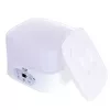 Desidratador de alimentos Adler AD 6658, 5 tabuleiros, temporizador LCD 70 h, 35–70 °C, 230 W (máx. 550 W), branco