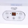 Desidratador de alimentos Adler AD 6658, 5 tabuleiros, temporizador LCD 70 h, 35–70 °C, 230 W (máx. 550 W), branco