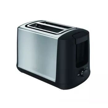 Torradeira Tefal TT340830 — 2 fatias, 850 W, preto e aço inoxidável