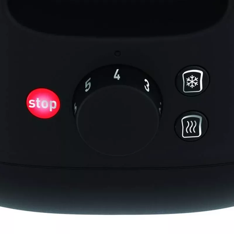 Torradeira Tefal TT340830 — 2 fatias, 850 W, preto e aço inoxidável