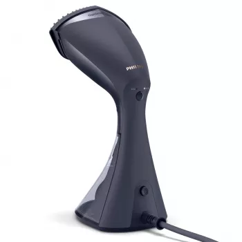 Vaporizador de roupa Philips GC810/20 — 1600 W, depósito de água de 0,23 L, vapor contínuo de 32 g/min, preto/rosa