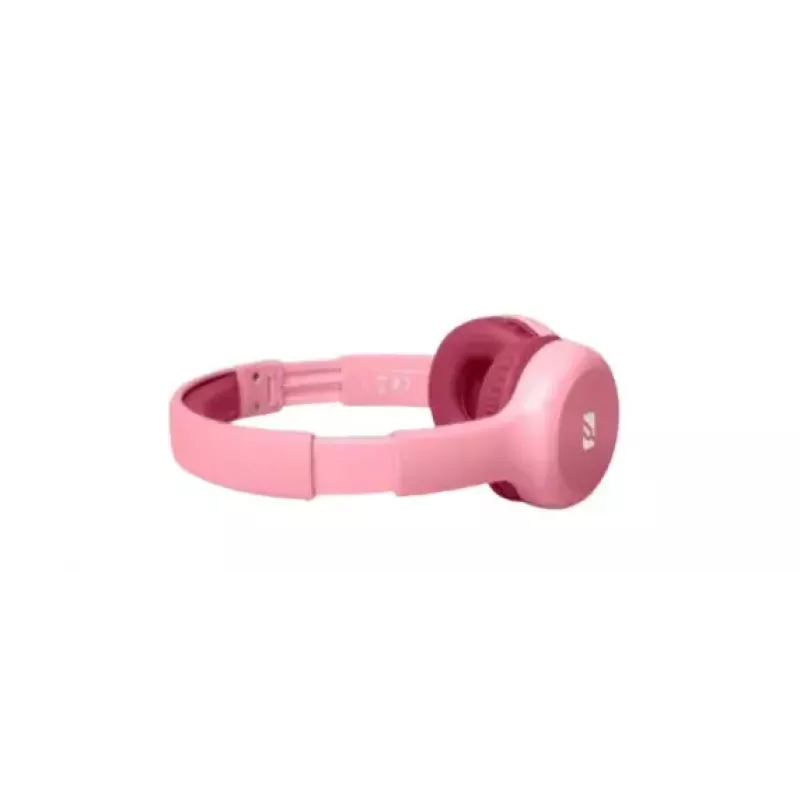 Muse M-215BTP auscultadores estéreo Bluetooth para crianças, over-ear, sem fios, Bluetooth 5.0, rosa