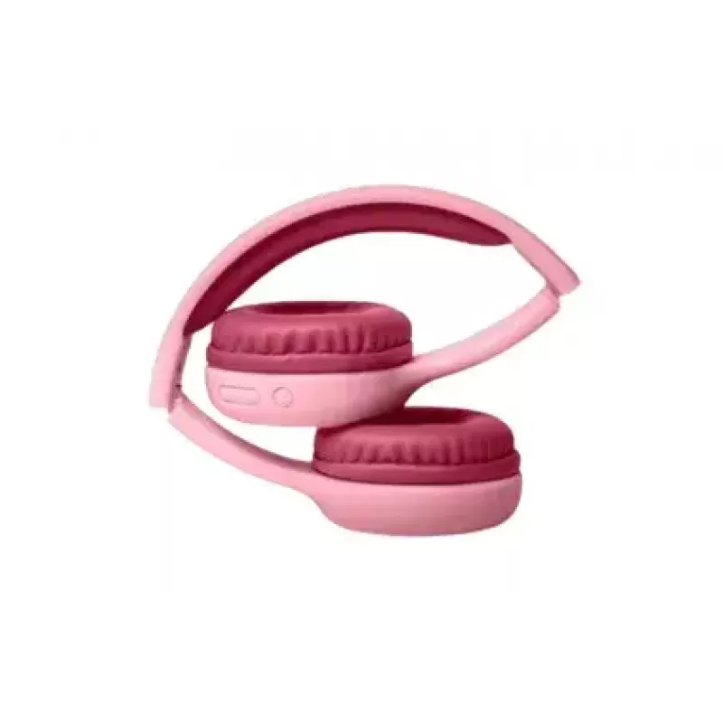 Muse M-215BTP auscultadores estéreo Bluetooth para crianças, over-ear, sem fios, Bluetooth 5.0, rosa