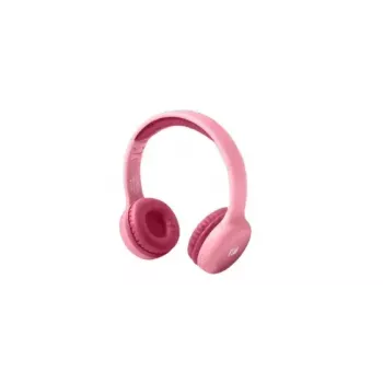 Muse M-215BTP auscultadores estéreo Bluetooth para crianças, over-ear, sem fios, Bluetooth 5.0, rosa