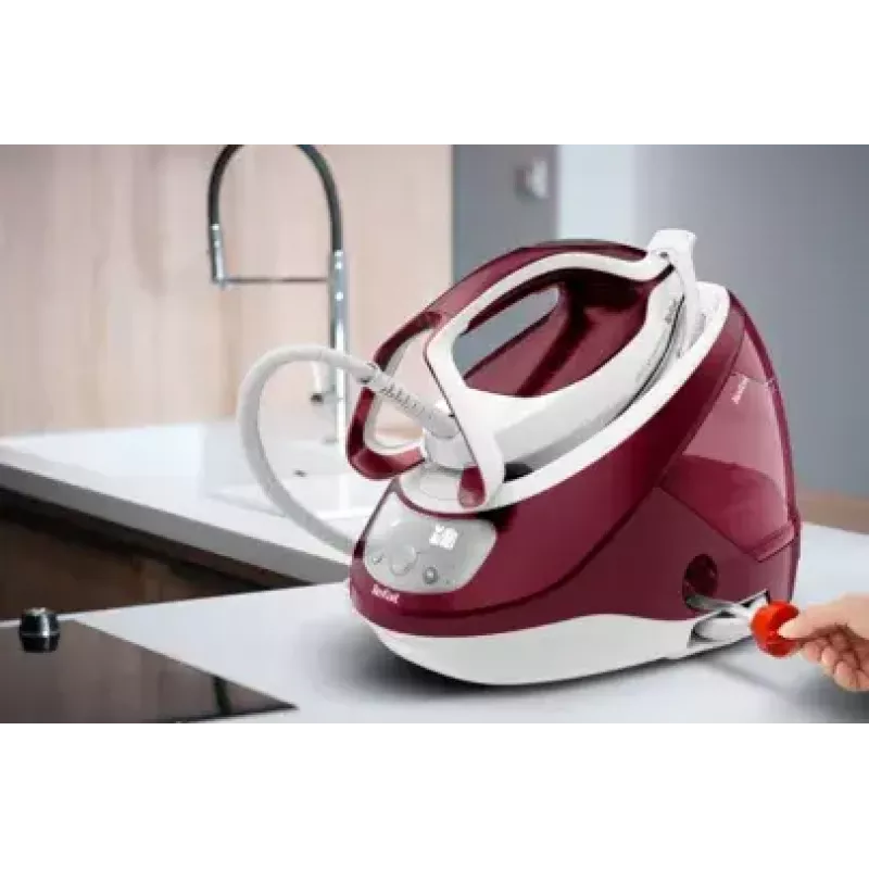 Central de engomar a vapor Tefal GV9220 2600 W base Durilium AirGlide Autoclean bordô, branco
