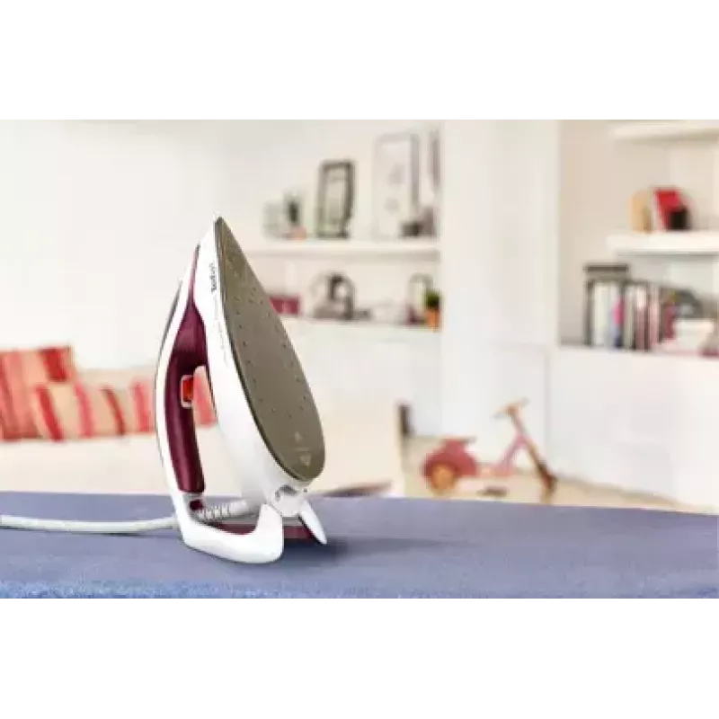 Central de engomar a vapor Tefal GV9220 2600 W base Durilium AirGlide Autoclean bordô, branco