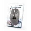 Rato ótico LED GEMBIRD MUS-6B-02 com fios USB - 6 botões com roda preto