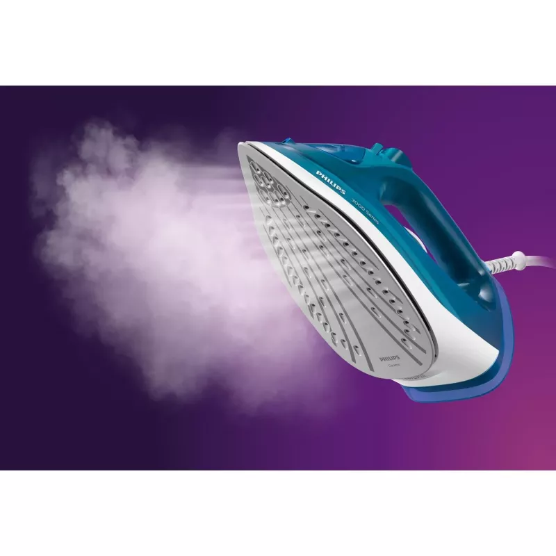 Philips Série 3000 DST3040/70 Ferro de engomar a vapor base cerâmica 2600 W
