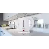 Chaleira elétrica Adler AD 1272 — 1 L, 1600 W, branco avelã, controlo por botões, filtro anti-calcário