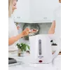 Chaleira elétrica Adler AD 1272 — 1 L, 1600 W, branco avelã, controlo por botões, filtro anti-calcário