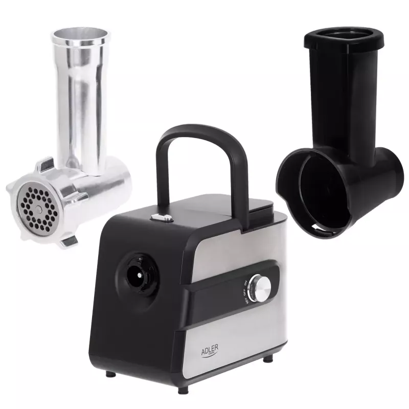 Picadora de carne Adler AD 4813 2000 W Preto Prateado