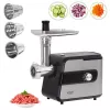 Picadora de carne Adler AD 4813 2000 W Preto Prateado
