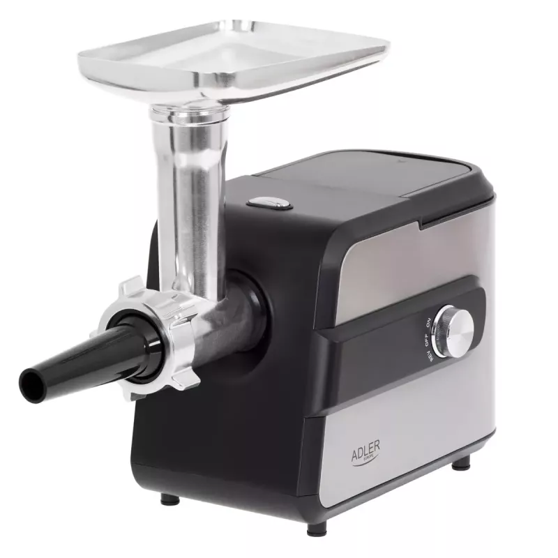 Picadora de carne Adler AD 4813 2000 W Preto Prateado