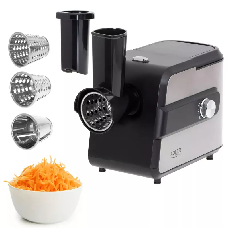 Picadora de carne Adler AD 4813 2000 W Preto Prateado