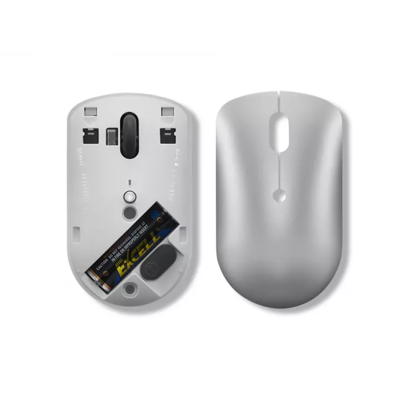 Rato sem fios ambidestro Lenovo 540 — RF, 2400 DPI, 4 botões, recetor USB-C, cinzento