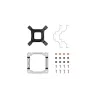 Arrefecedor de ar DeepCool AK400 WH — 4×6 mm heatpipes de cobre, ventoinha FDB de 120 mm, 1850 rpm, 66,47 CFM, compatível com LGA 1700 e sockets Intel/AMD comuns, branco