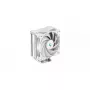 Arrefecedor de ar DeepCool AK400 WH — 4×6 mm heatpipes de cobre, ventoinha FDB de 120 mm, 1850 rpm, 66,47 CFM, compatível com LGA 1700 e sockets Intel/AMD comuns, branco