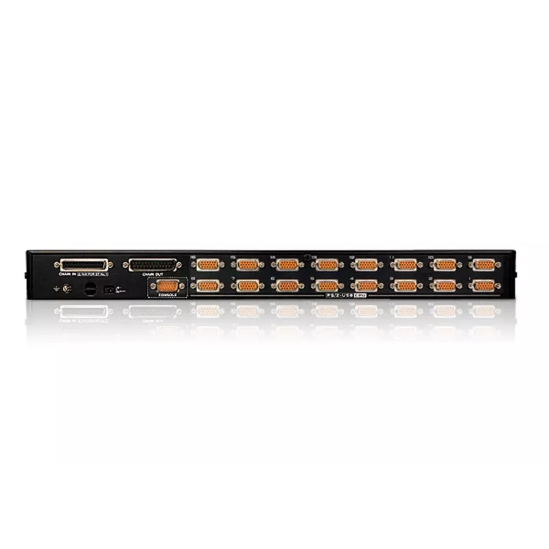 Comutador KVM ATEN 16 portas USB - PS/2 VGA com porta para periféricos USB