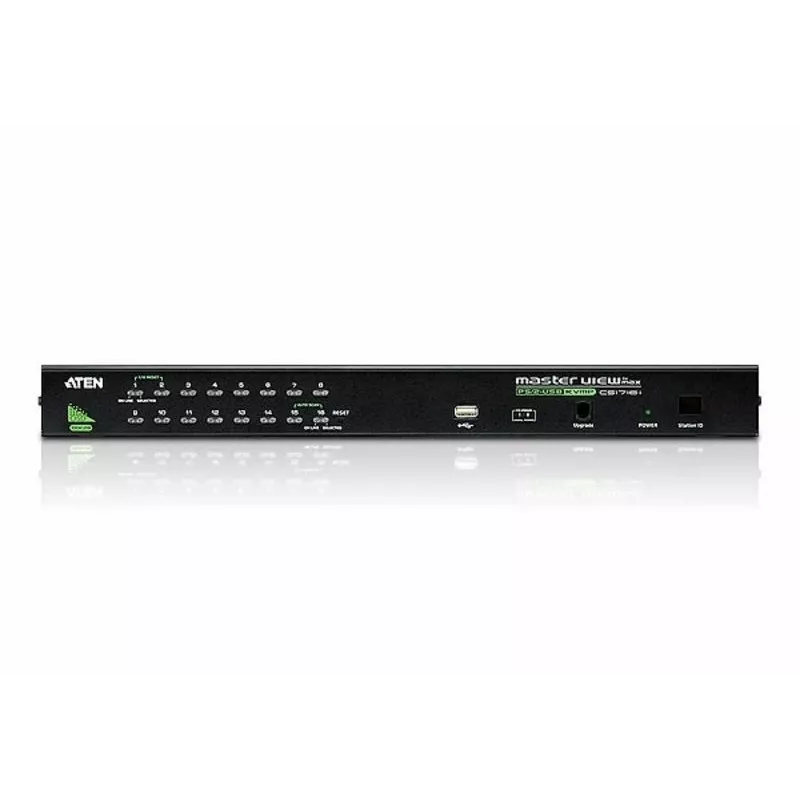 Comutador KVM ATEN 16 portas USB - PS/2 VGA com porta para periféricos USB