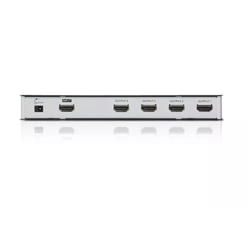 Splitter de áudio/vídeo HDMI ATEN 4 portas 4Kx2K, HDMI, 4x HDMI, 4096 x 2160 píxeis, Preto, 4K Ultra HD, 15 m