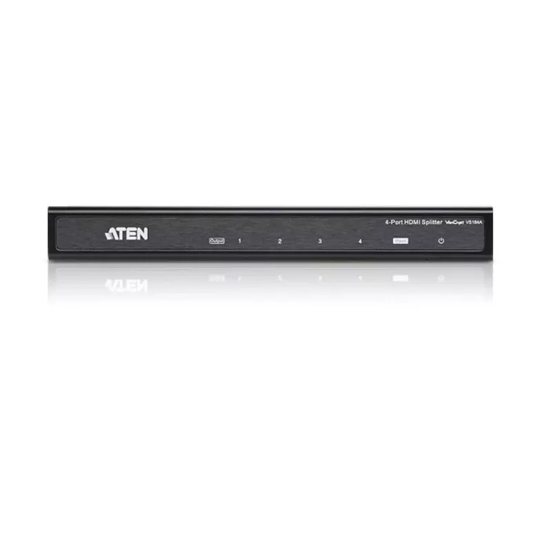 Splitter de áudio/vídeo HDMI ATEN 4 portas 4Kx2K, HDMI, 4x HDMI, 4096 x 2160 píxeis, Preto, 4K Ultra HD, 15 m