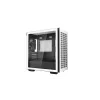 DeepCool CH370 WH R-CH370-WHNAM1-G-1 caixa de PC Micro ATX Mini Tower, janela lateral, suporte para radiador de 360 mm, baías 2x 3,5 polegadas + 3x 2,5 polegadas, branca