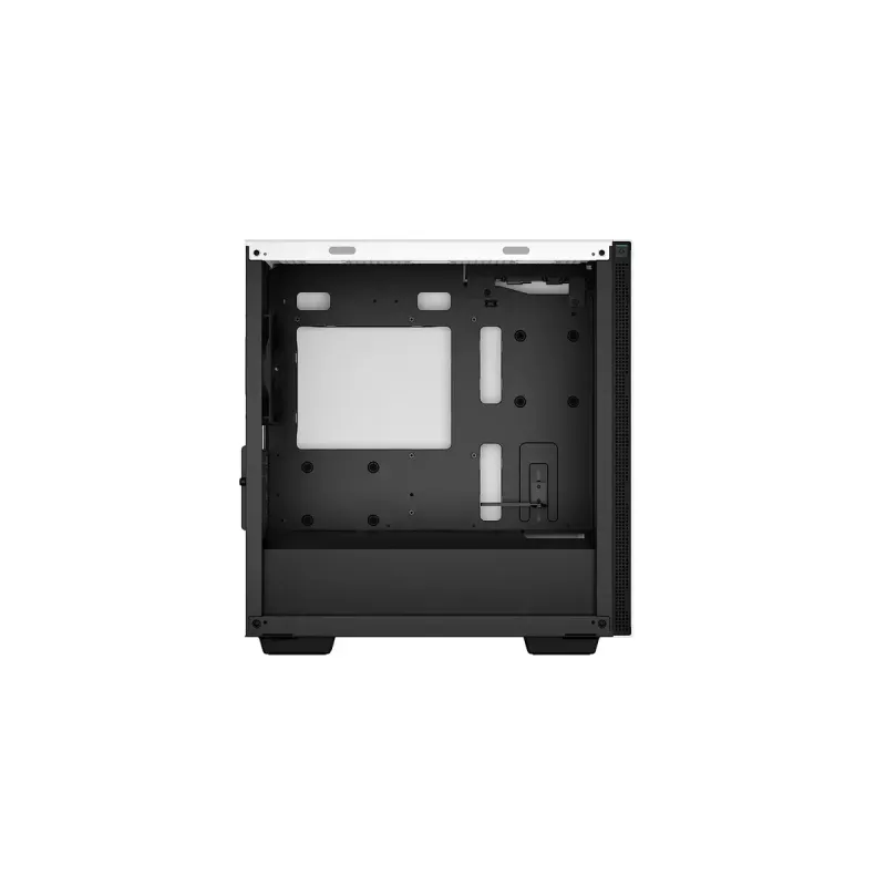 DeepCool CH370 WH R-CH370-WHNAM1-G-1 caixa de PC Micro ATX Mini Tower, janela lateral, suporte para radiador de 360 mm, baías 2x 3,5 polegadas + 3x 2,5 polegadas, branca