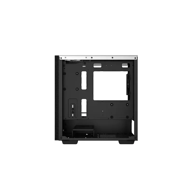 DeepCool CH370 WH R-CH370-WHNAM1-G-1 caixa de PC Micro ATX Mini Tower, janela lateral, suporte para radiador de 360 mm, baías 2x 3,5 polegadas + 3x 2,5 polegadas, branca