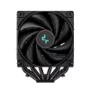 Cooler a ar DeepCool AK620 ZERO DARK 12 cm preto, 6 heatpipes, 2 ventoinhas PWM de 120 mm, TDP 260 W, altura 160 mm