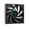 Cooler a ar DeepCool AK620 ZERO DARK 12 cm preto, 6 heatpipes, 2 ventoinhas PWM de 120 mm, TDP 260 W, altura 160 mm