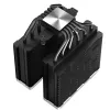 Cooler a ar DeepCool AK620 ZERO DARK 12 cm preto, 6 heatpipes, 2 ventoinhas PWM de 120 mm, TDP 260 W, altura 160 mm