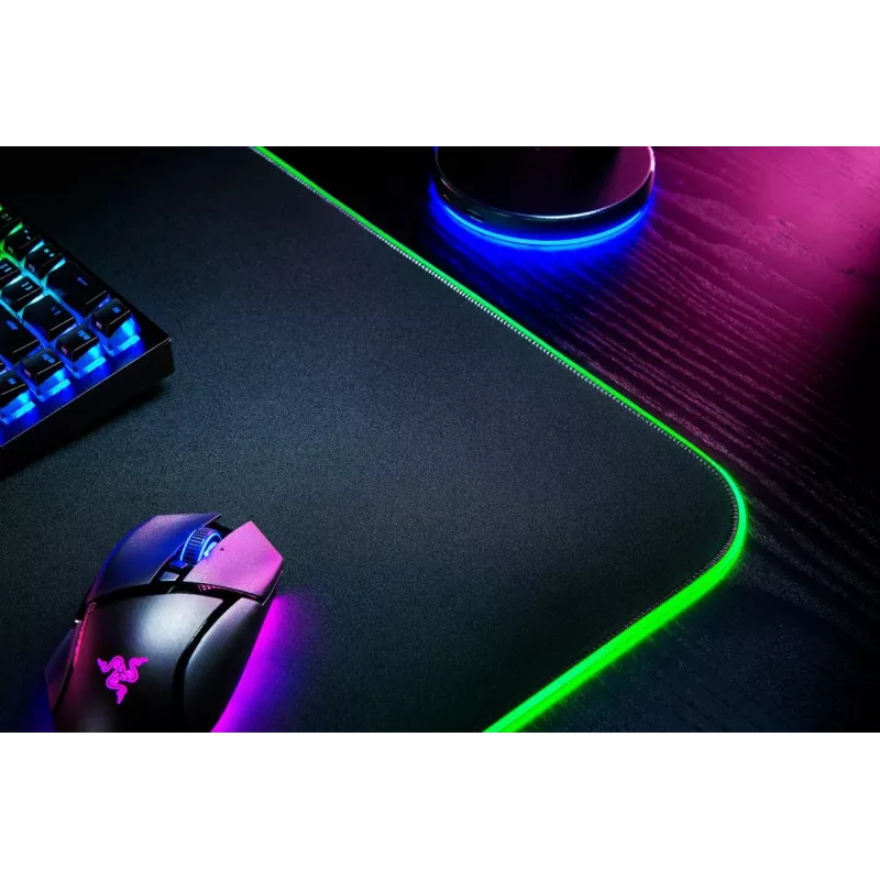RAZER Goliathus Chroma 3XL - tapete de rato gaming macio com Chroma RGB - preto