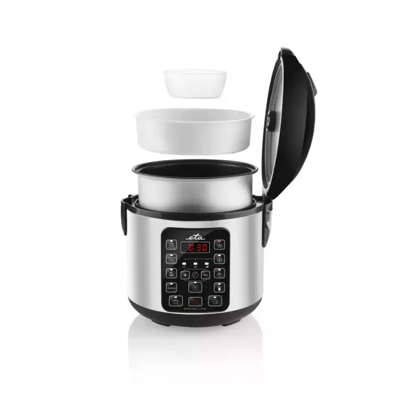 Panela de arroz ETA Granellino 1,5 L, 500 W, preto, controlo por botões