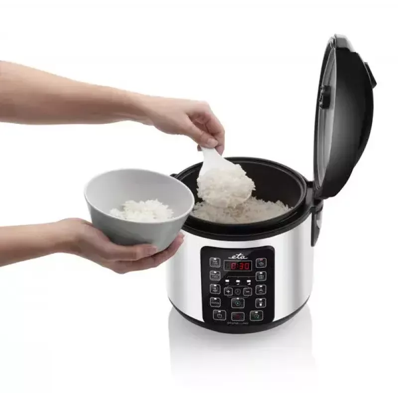 Panela de arroz ETA Granellino 1,5 L, 500 W, preto, controlo por botões