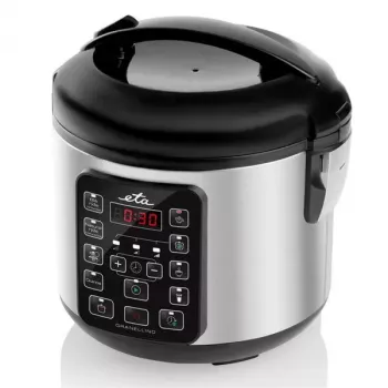 Panela de arroz ETA Granellino 1,5 L, 500 W, preto, controlo por botões