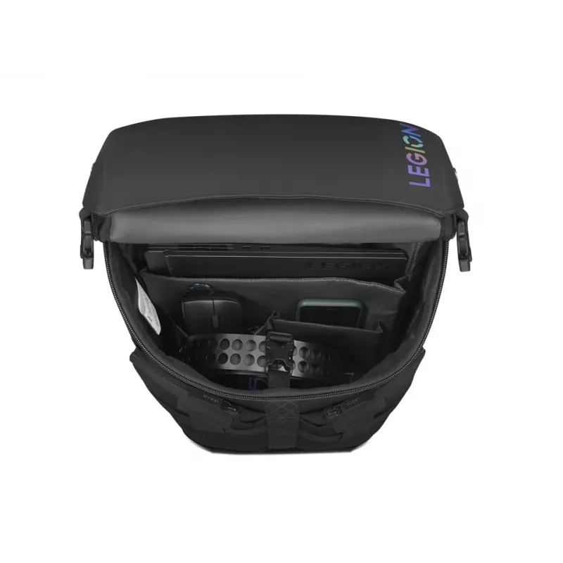 Mochila de viagem Lenovo Legion Active GX41C86982 — Poliéster, preto, compatível com até 17
